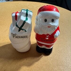 Santa's Packages Salt and Pepper Shakers